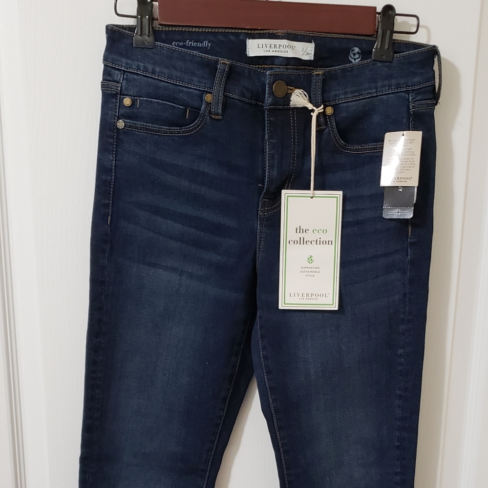 Liverpool Women's Dark Blue Straight Leg Jeans